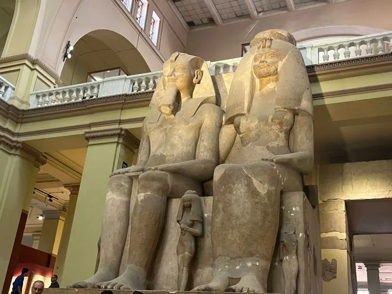 Explore the treasures of the Egyptian Museum in Cairo during your Egypt and Jordan trip.